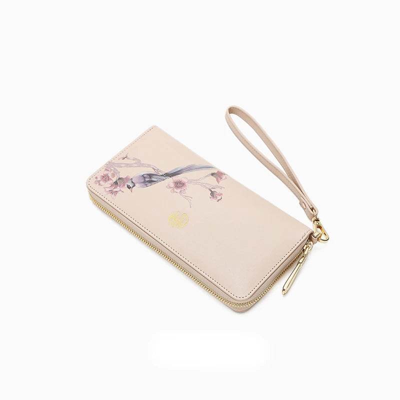 Chinese Aesthetic Original Print Women's Compact Wallet - SinoCultural -- PWCD187-2