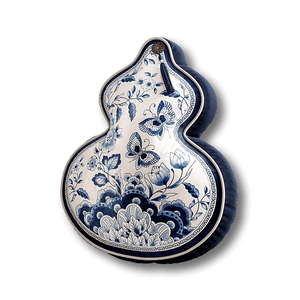 Chinoiserie Blue and White Porcelain Decorative Throw Pillow for Bedroom - SinoCultural -- SJZBZ077AA45