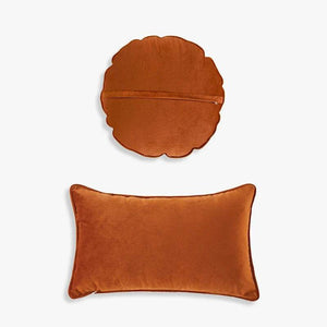 Chinoiserie Orange Throw Pillow Cushion Persimmons Blessings - SinoCultural -- SJZBZ034A01