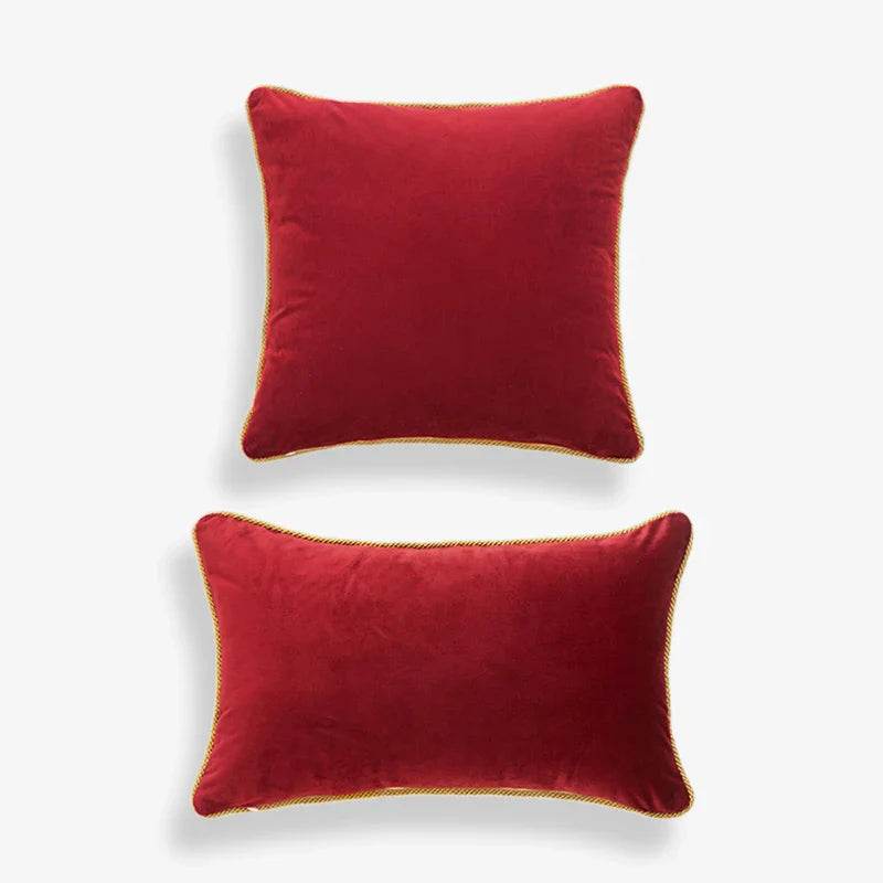 Chinoiserie Original Flowers and Birds Red Throw Pillow - SinoCultural -- SJZBZ049A01
