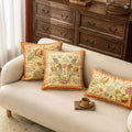 Chinoiserie Original Flowers and Birds Throw Pillow - SinoCultural -- SJZBZ059A01