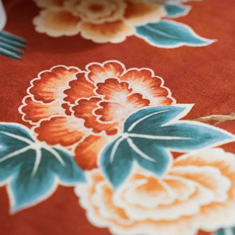 Chinoiserie Wedding Celebration Prosperity Table Runner - SinoCultural -- TR015R160