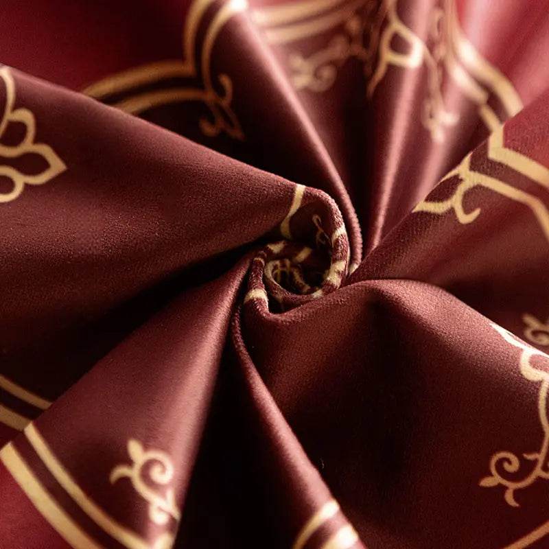 Chinoiserie Wedding Celebration Red Table Runner - SinoCultural -- TR021R160