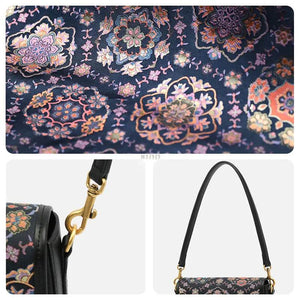 Song Brocade Silk Messenger Bag – Baoxiang Leather Crossbody - SinoCultural -- FJ220678-2
