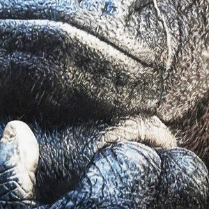 Contemplative Gorilla - SinoCultural -- W0150