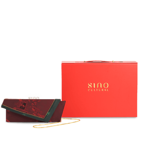 Ultra-Light Envelope Clutch Handbag in Recycled Fabric with Hualuo Silk 216g - SinoCultural -- GD1202
