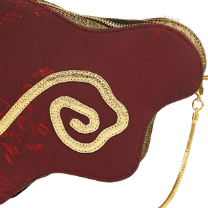 Ultra-Light Cloud Shape Handbag in Recycled Fabric with Hualuo Silk 145g - SinoCultural -- GD1203