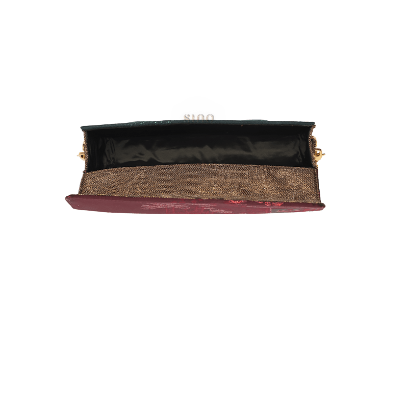 Ultra-Light Envelope Clutch Handbag Song Brocade in Recycled Fabric 133g - SinoCultural -- GD1209