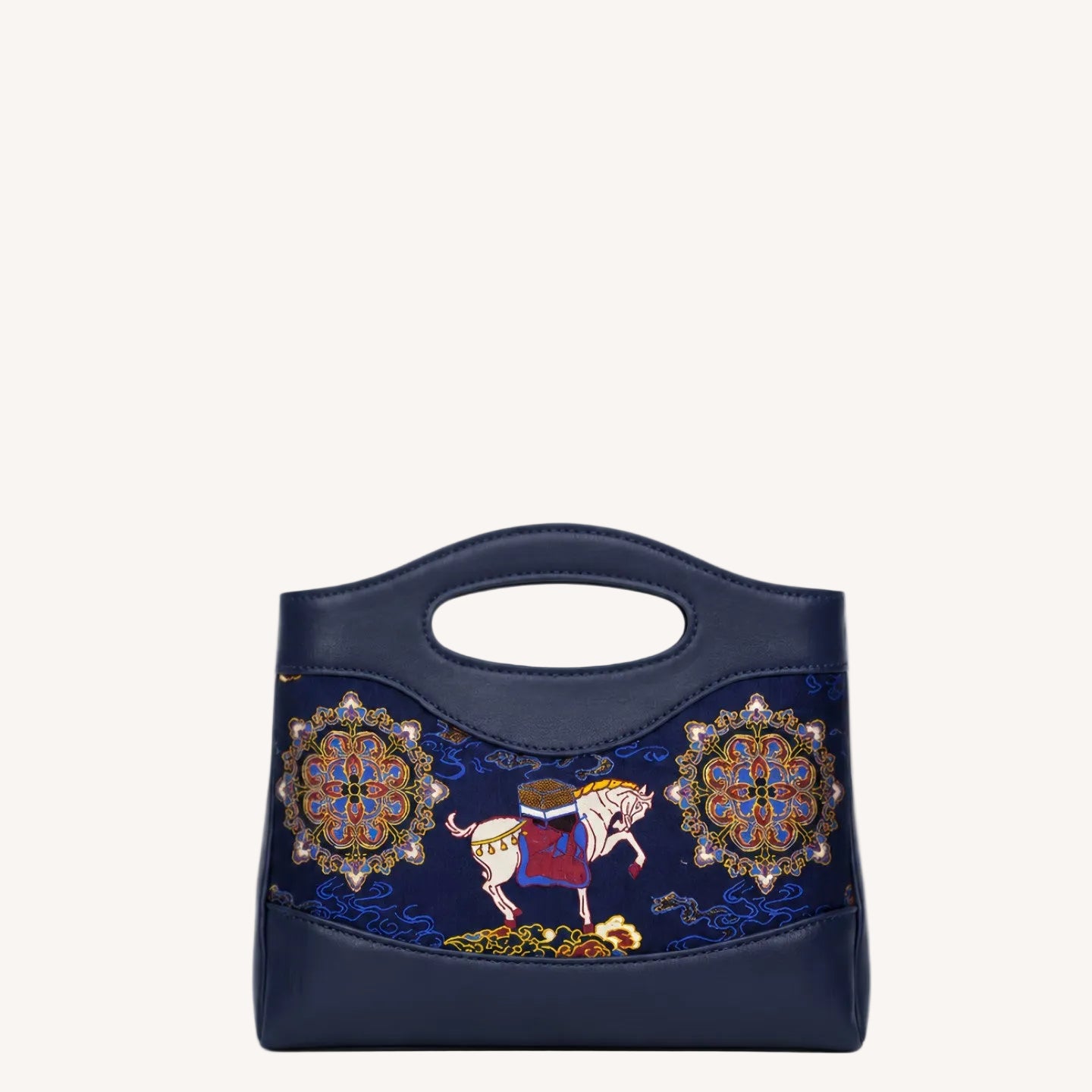 Heritage Song Brocade New Chinese Style Nano Bag-Blessings on Horseback-brocademodern