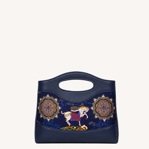 Heritage Song Brocade New Chinese Style Nano Bag-Blessings on Horseback-brocademodern
