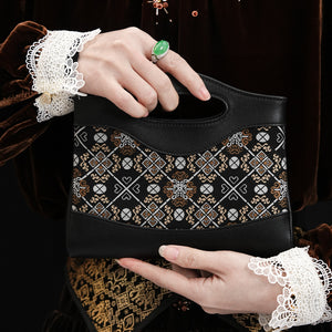 Heritage Song Brocade New Chinese Style Nano Bag-Lingwen Ruyi-brocademodern