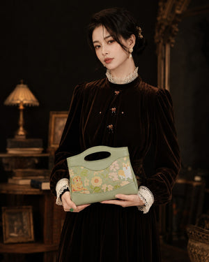 Heritage Song Brocade New Chinese Style Nano Bag-Spring Day Warm Sun-brocademodern