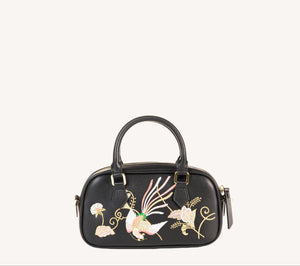 Heritage Embroidered New Chinese Style Bowling Bag – Phoenix Embroidery-brocademodern