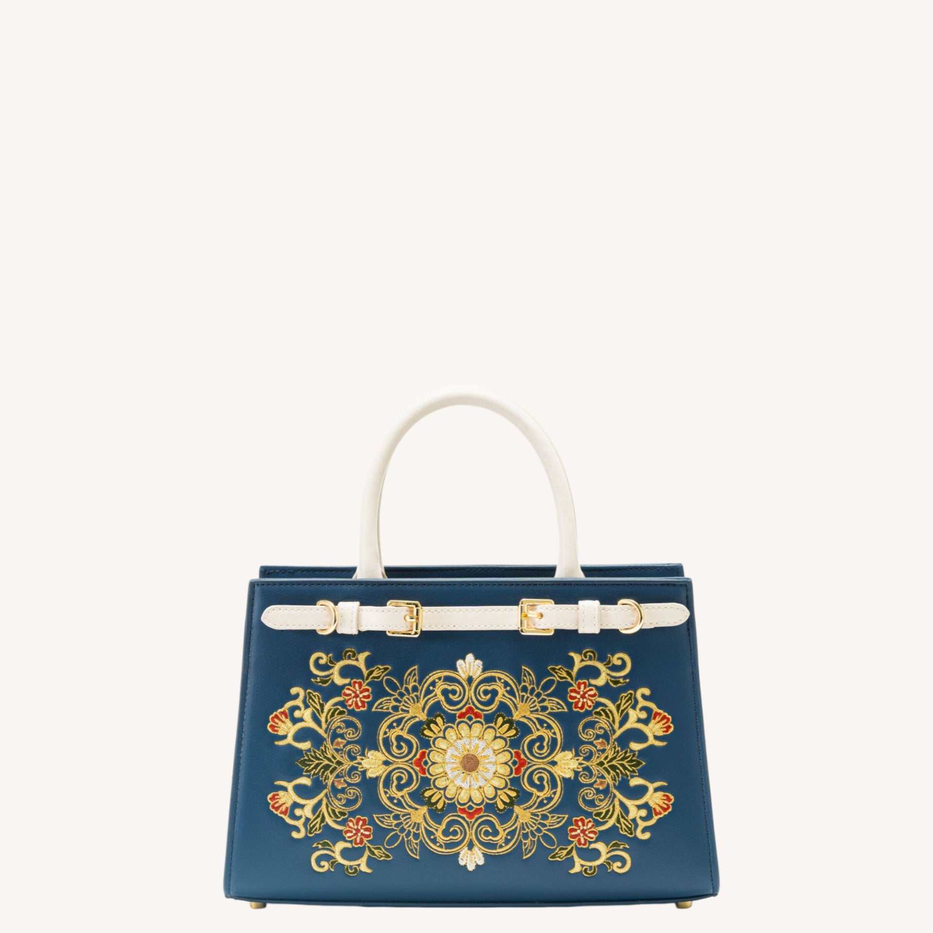 Baoxiang Flower Embroidered Tote Bag | New Chinese Style Women’s Bag-brocademodern