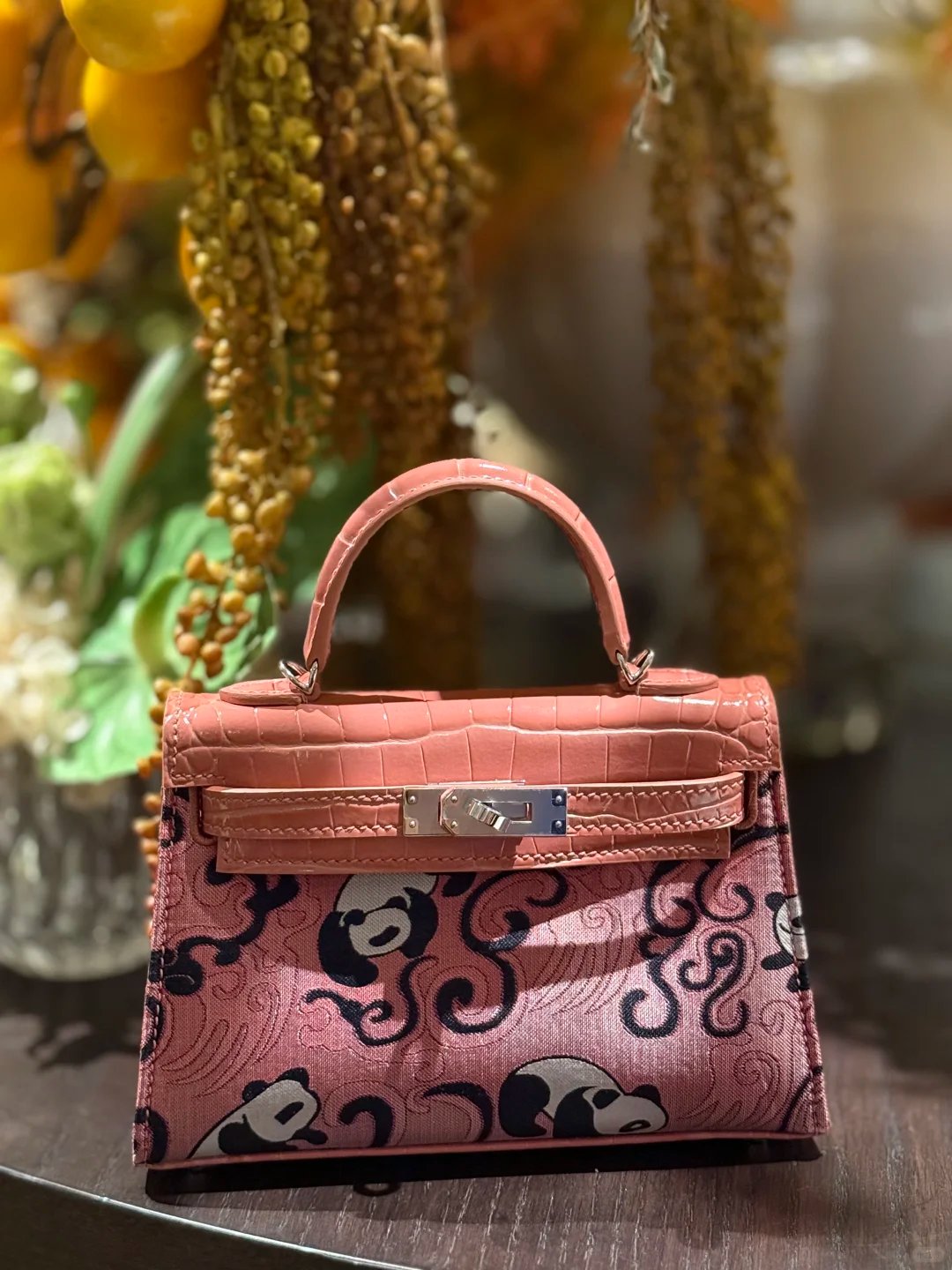 Luxury New Chinese Style Song & Shu Brocade Mini Top Handle Bag-BrocadeModern