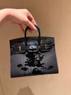 Chinoiserie Luxury Song Brocade Top-Handle Bag — Season’s Standout Icon