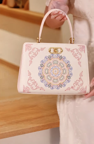 Heritage Embroidered New Chinese Style Accordion Bag – Baoxiang Blossom