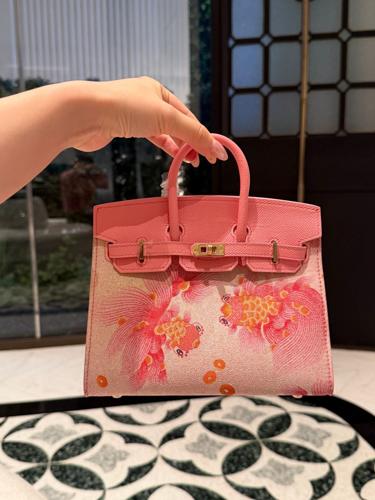 Chinoiserie Luxury Song Brocade Top-Handle Bag — 12 Chinese Zodiac Motifs & Prosperity Fortune Pattern-brocademodern