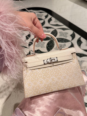 Luxury New Chinese Style Song & Shu Brocade Mini Top Handle Bag-BrocadeModern