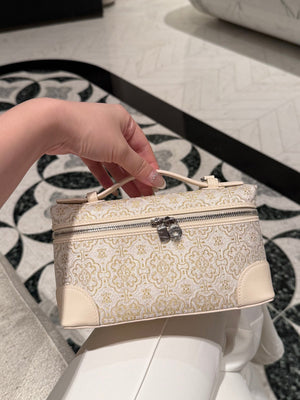 Luxury New Chinese Style Song Brocade & Zhang Rong  L19 Heritage Silk Box Handbag