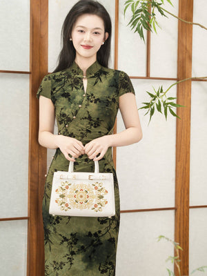 Baoxiang Flower Embroidered Tote Bag | New Chinese Style Women’s Bag-brocademodern