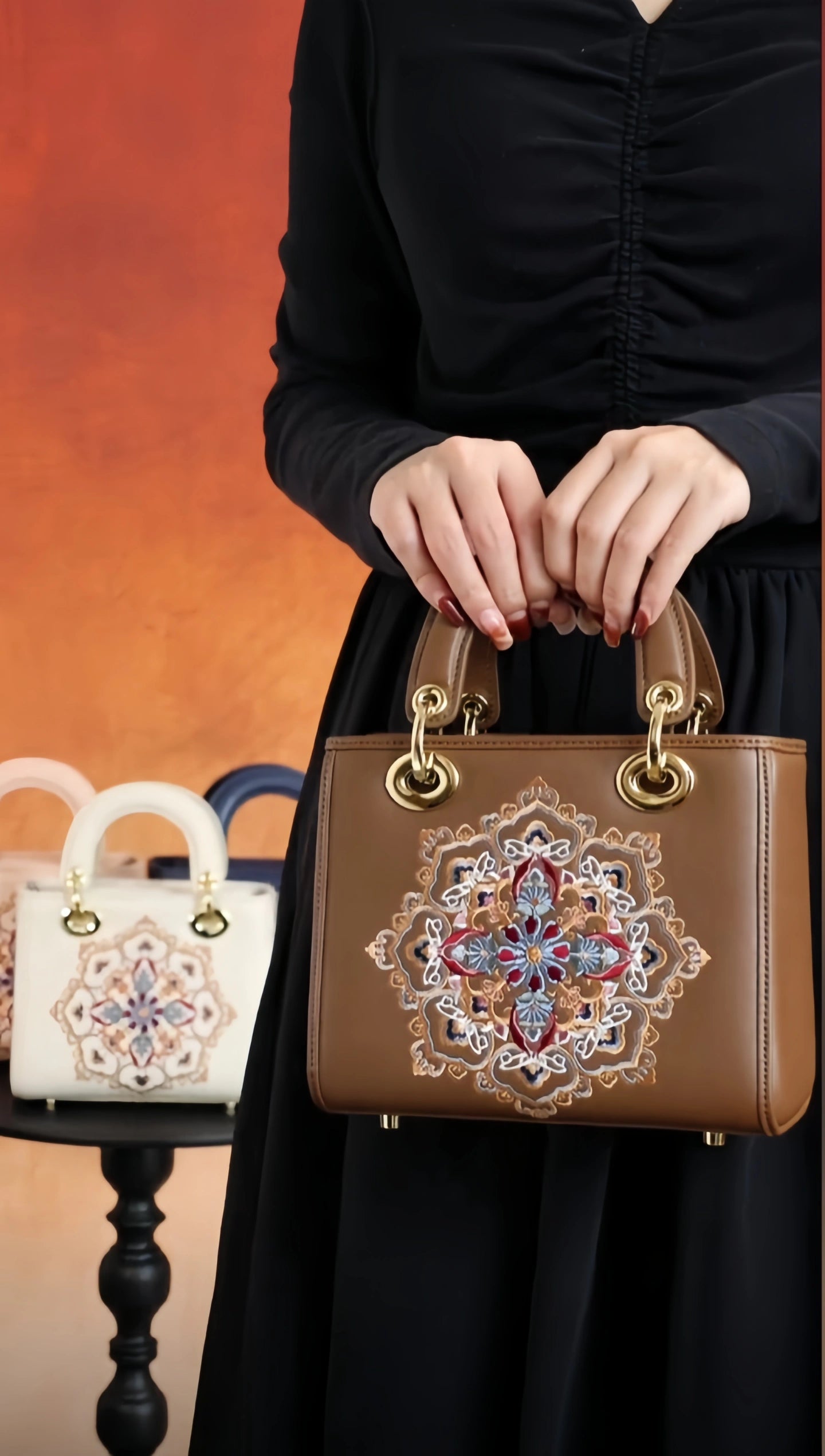 Heritage Embroidered New Chinese Style Diana Bag – baoxiang blossom-brocademodern