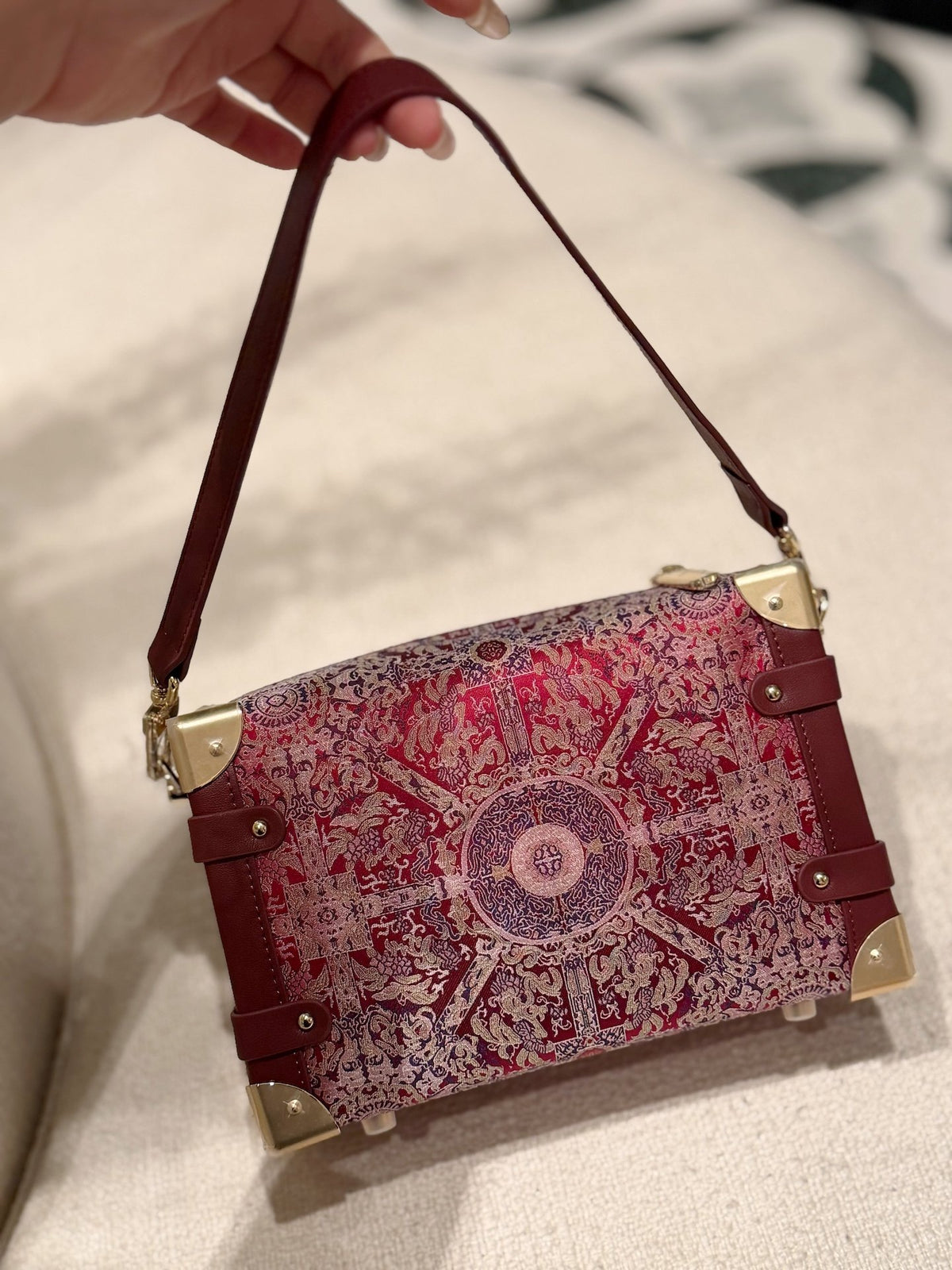 Gift-ready Song brocade clutch bag with heritage-inspired design for meaningful luxury gifting image 2