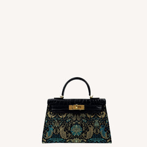 Luxury New Chinese Style Song & Shu Brocade Mini Top Handle Bag-BrocadeModern