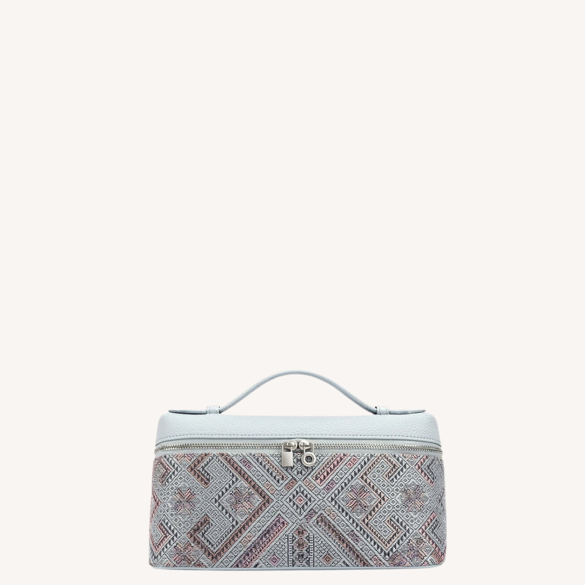 Luxury New Chinese Style Zhuang Brocade Boxy Handbag - Brocade Bond