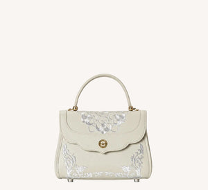 Gu (古) Series Embroidered Sycee Bag | Chinese-Style Yuanbao Handbag-brocademodern
