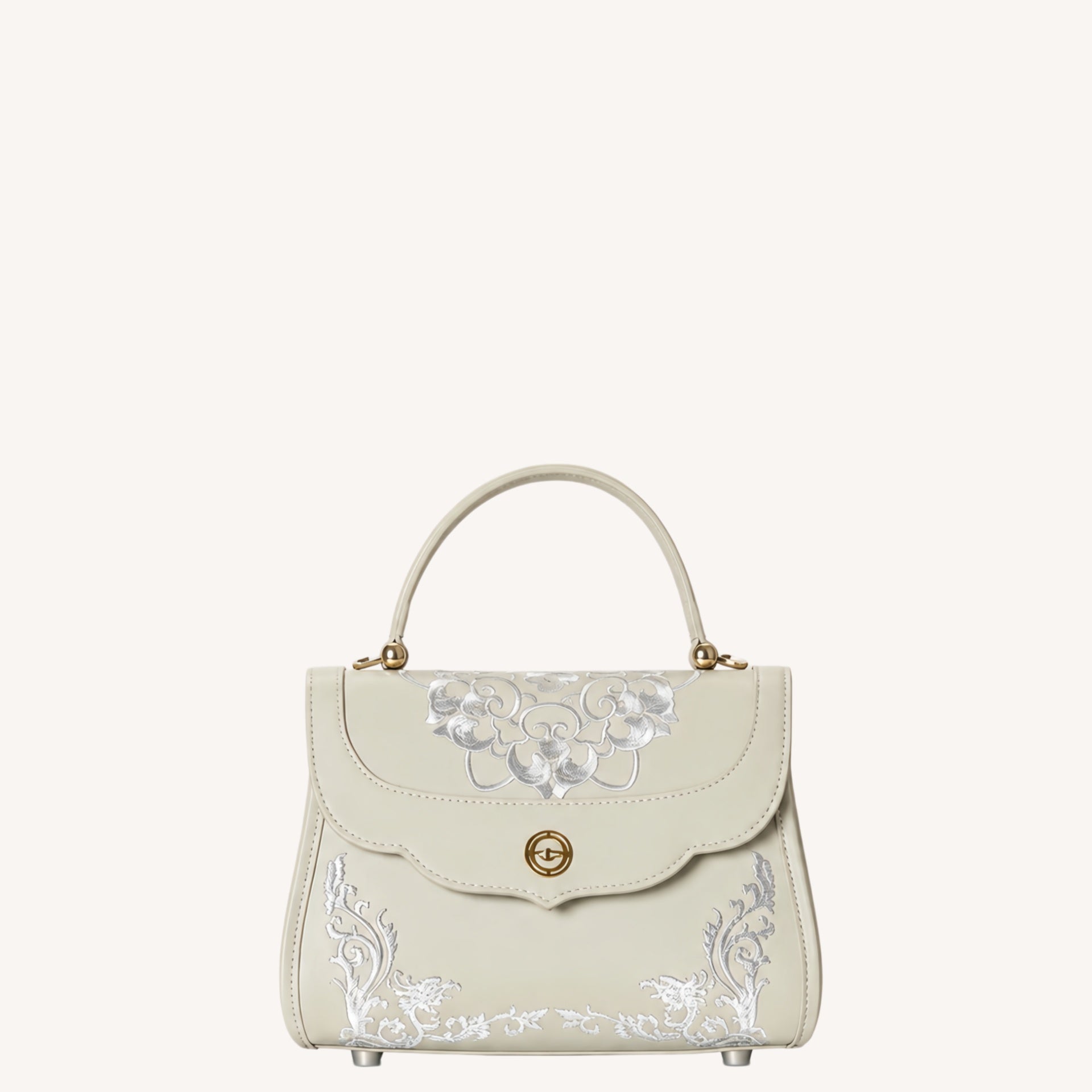 Gu (古) Series Embroidered Sycee Bag | Chinese-Style Yuanbao Handbag-brocademodern