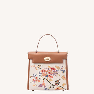 Gu (古) Embroidered Kelly Bag | Chinese-Style Handbag & Crossbody | Brocade Modern