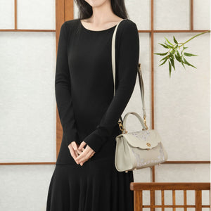 Gu (古) Series Embroidered Sycee Bag | Chinese-Style Yuanbao Handbag-brocademodern