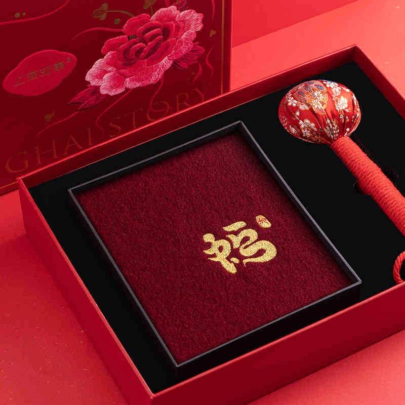 Chinese New Year Winter Wool Scarf Health & Wellness Gift - SinoCultural -- CNY030-1