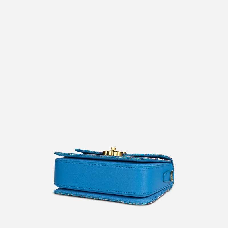 Song Brocade Leather Luxurious Clutch Handbag - SinoCultural -- W2144-3