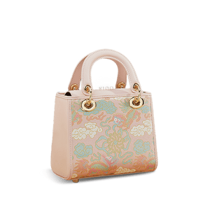 Song Brocade Retro Crossbody Handbag Lion Playing with Ball Pattern - SinoCultural -- P12065302-2