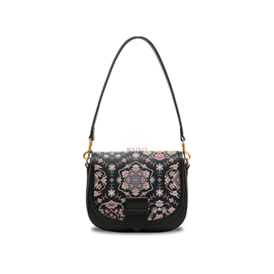 Song Brocade Silk Messenger Bag – Baoxiang Leather Crossbody - SinoCultural -- FJ220678-2