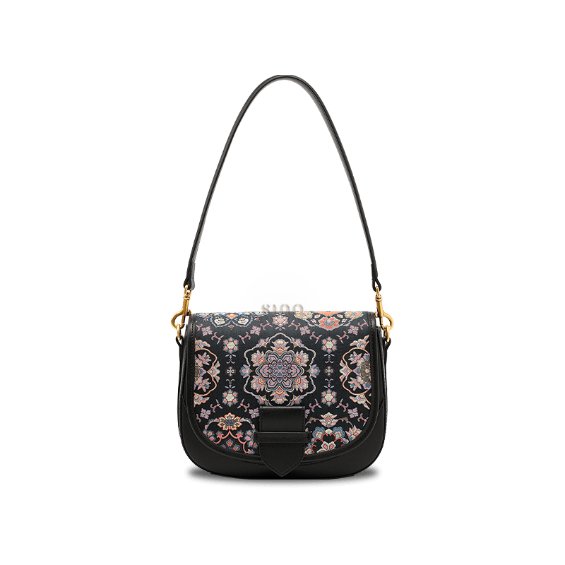 Song Brocade Silk Messenger Bag – Baoxiang Leather Crossbody - SinoCultural -- FJ220678-2
