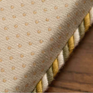 Chinoiserie Orange Spring Floral Bird Pattern Short Plush Chair Cushion - SinoCultural -- SC032A38