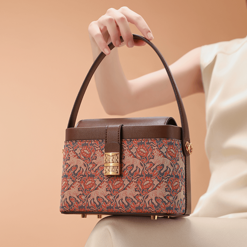 Shu Brocade Sling Bag Legendary Silk Artistry - SinoCultural -- FJ120771-3