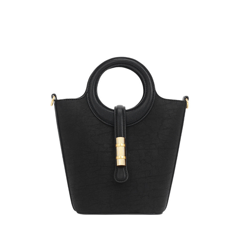 Xiangyun Silk New Chinese Style  Bucket  Crossbody Bag