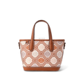 Luxury Zhuang Brocade Embroidered Leather Zipper Crossbody Bag - SinoCultural -- FJ110696