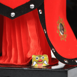 12-Inch Vintage Chinese Dolls - Handmade Peking Opera Mulan Art Collectible - SinoCultural -- T1201001
