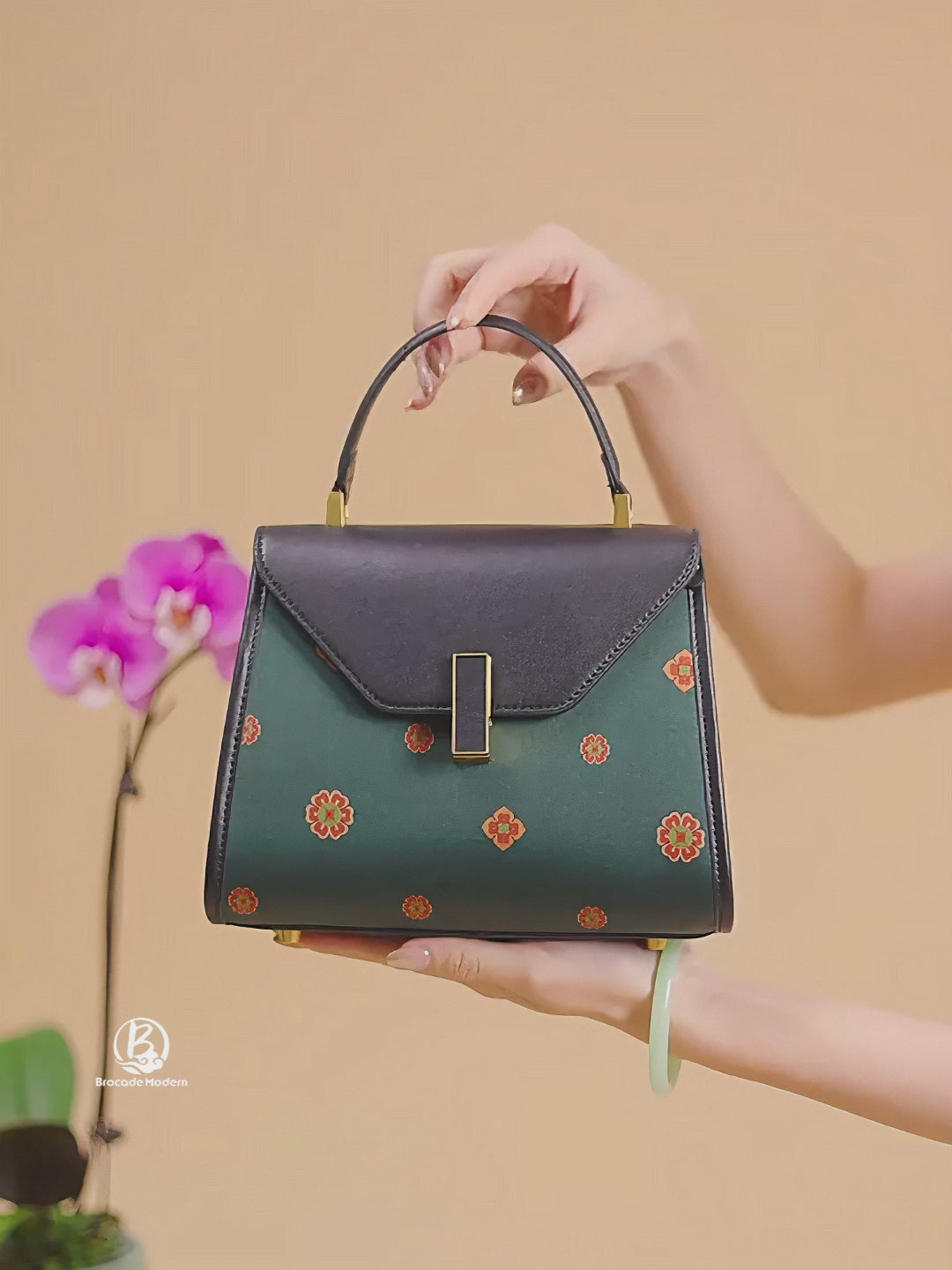 Heritage Xiangyunsha New Chinese Style Kelly Bag – Baoxiang Blossom