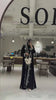 Middle Eastern creator styling video featuring the Song Brocade basket handbag with an elegant black abaya brocademodern