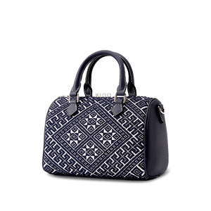 Zhuang Brocade Flying Swallow Embroidered Tote Bag - SinoCultural -- FJ110686
